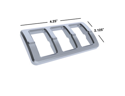 GT40 Style Switch Set with Billet Aluminum Switch Panel