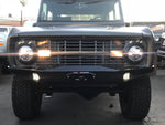 Load image into Gallery viewer, Early Bronco Custom Hidden Winch Front Bumper
